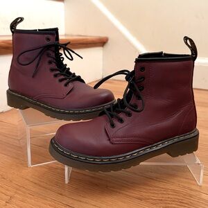 Dr. Martens Softy T Cherry red boots